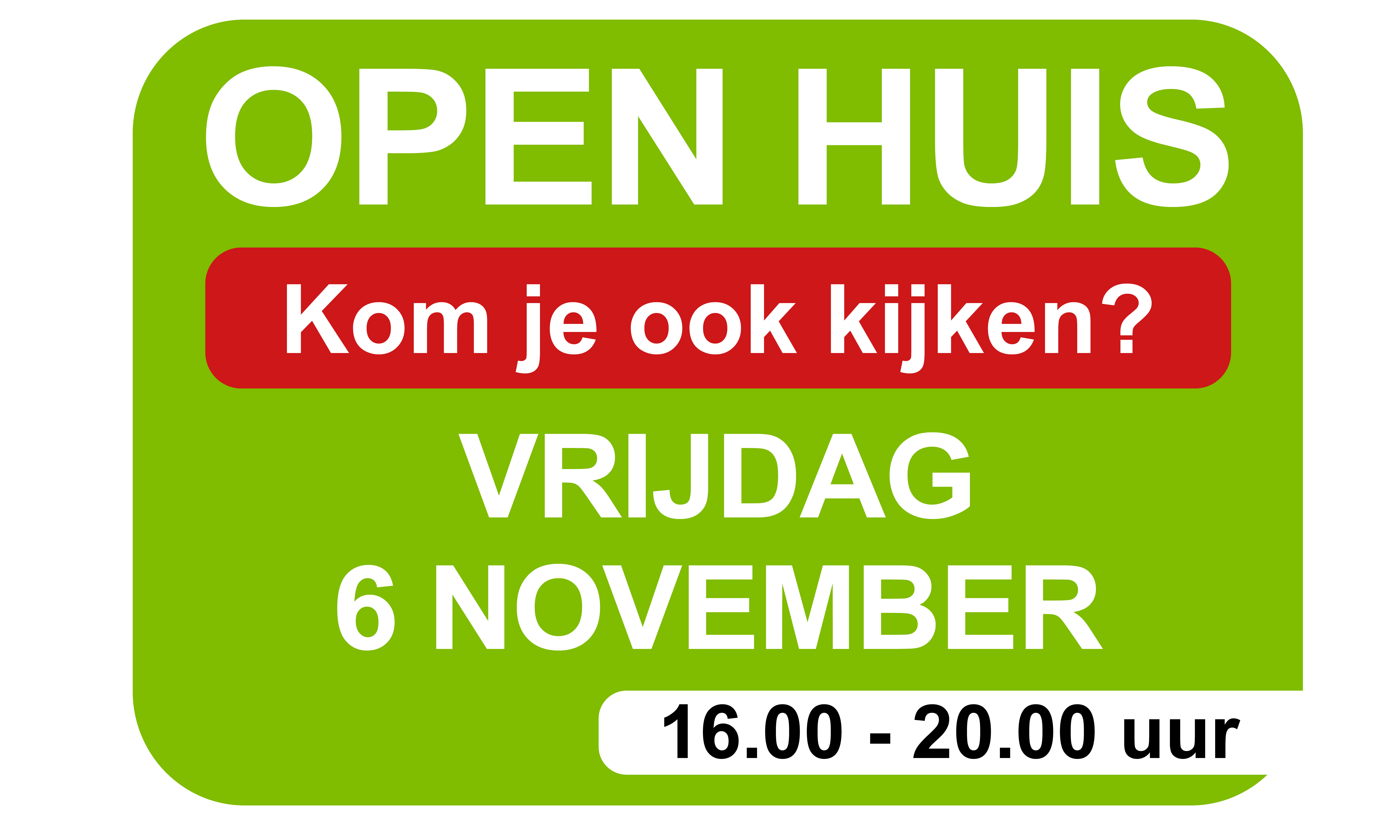 Button Open huis