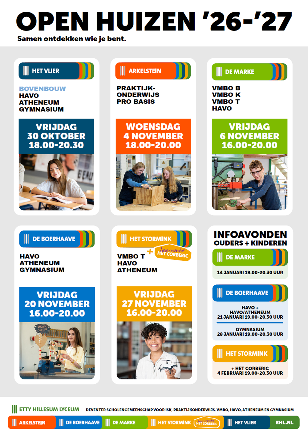 Poster Open Huizen Infoavond 2026 2027